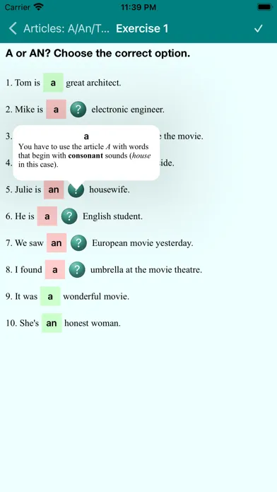 English Exercises Compilation应用截图