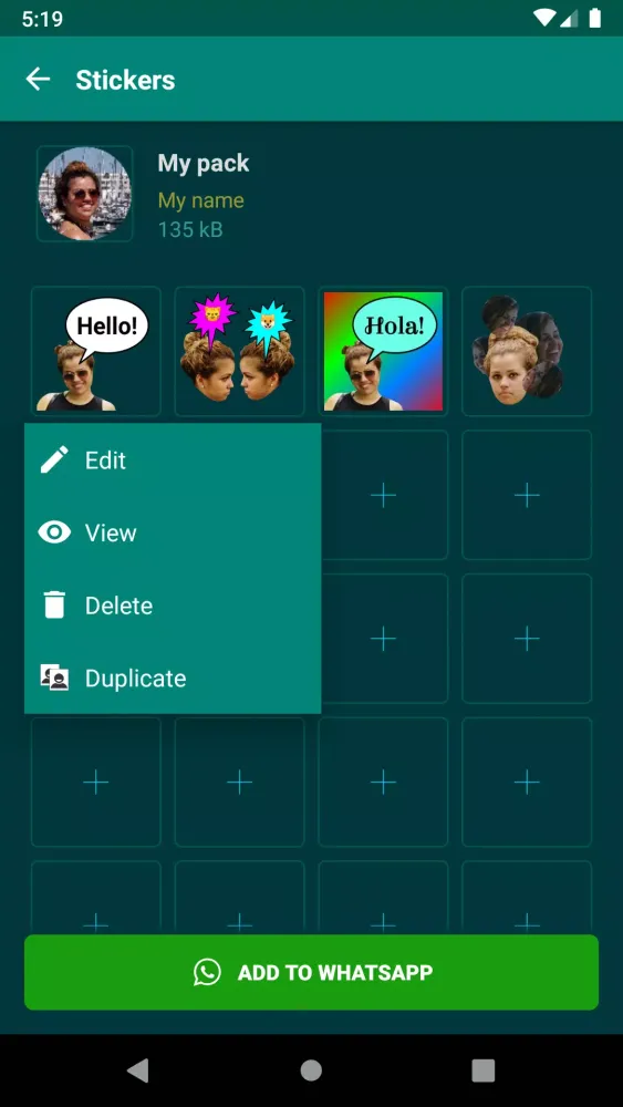 Photos To Stickers Ekran Görüntüleri