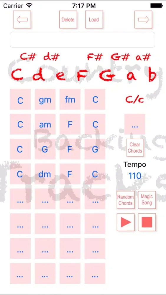 Ảnh chụp màn hình của Country Backing Tracks Creator