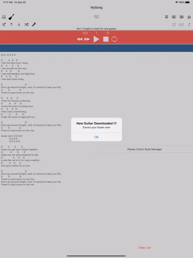 Zrzuty ekranu Campfire Guitar iPad 