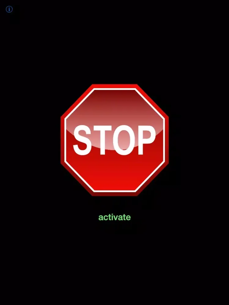 Tangkapan skrin Stop - Motion Sensor iPad 