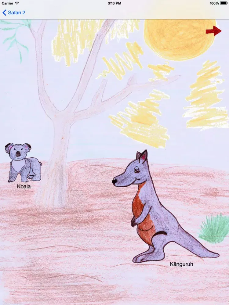 Скриншоты First Animals - Animal sound and names iPad 