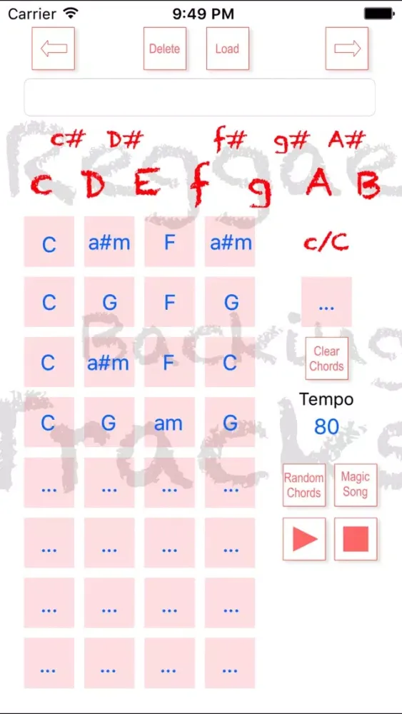 Captures d'écran de Reggae Backing Tracks Creator