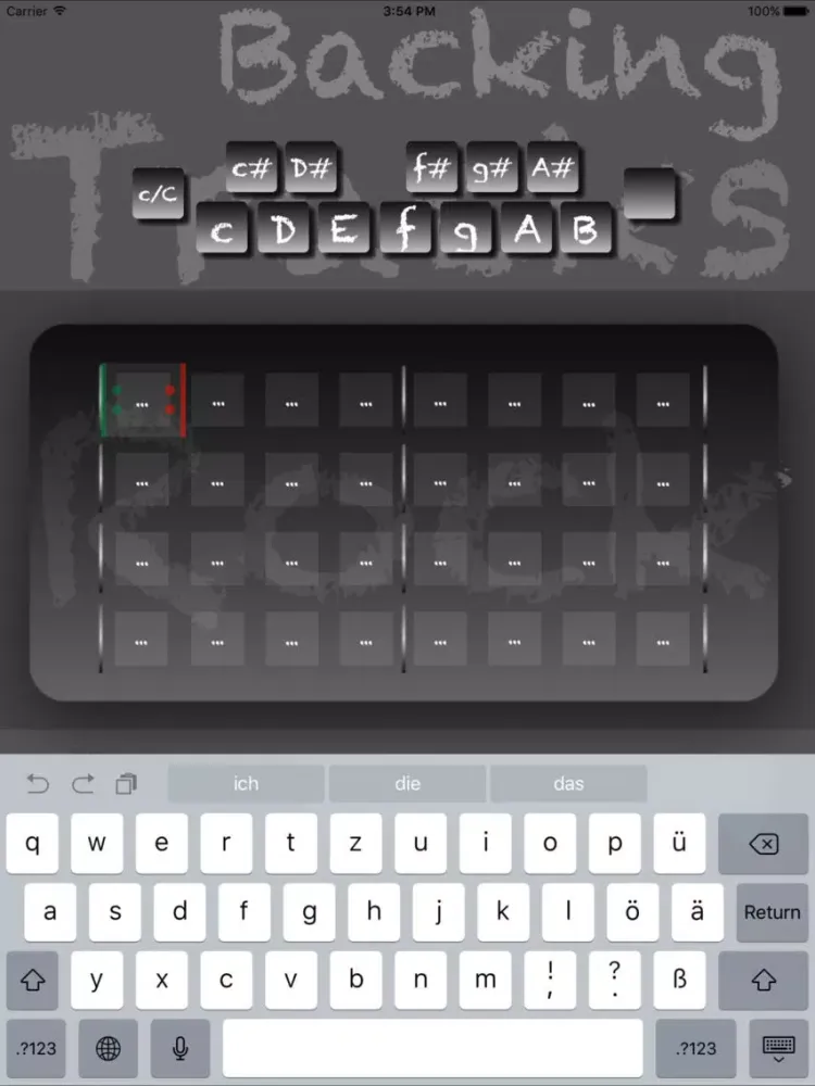 Rock Backing Tracks Creator Pro iPad 应用截图