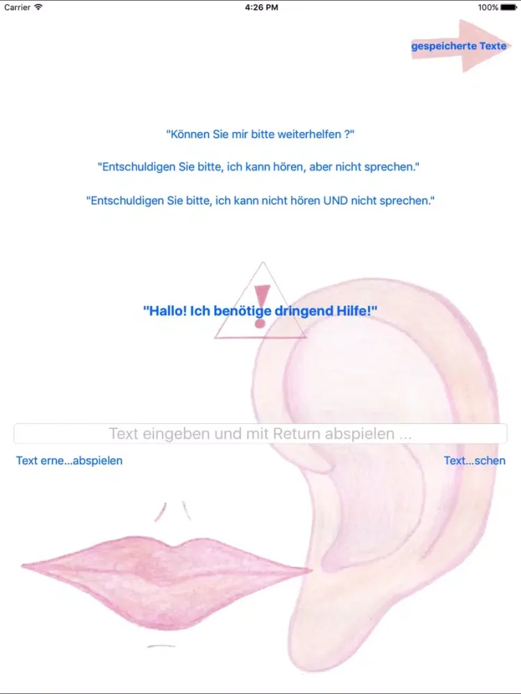 Zrzuty ekranu Ich Spreche iPad 