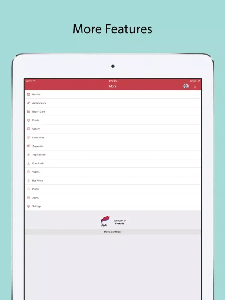 Angels School iPad スクリーンショット