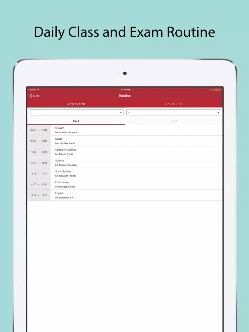 ภาพหน้าจอของ Angels School iPad 