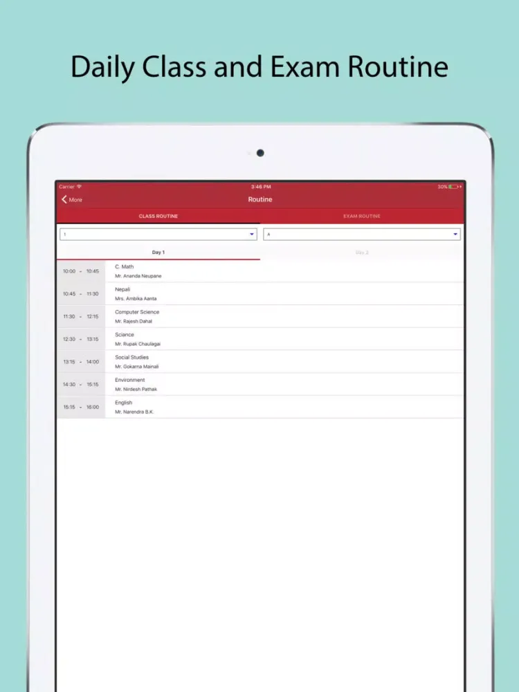 Angels School iPad スクリーンショット
