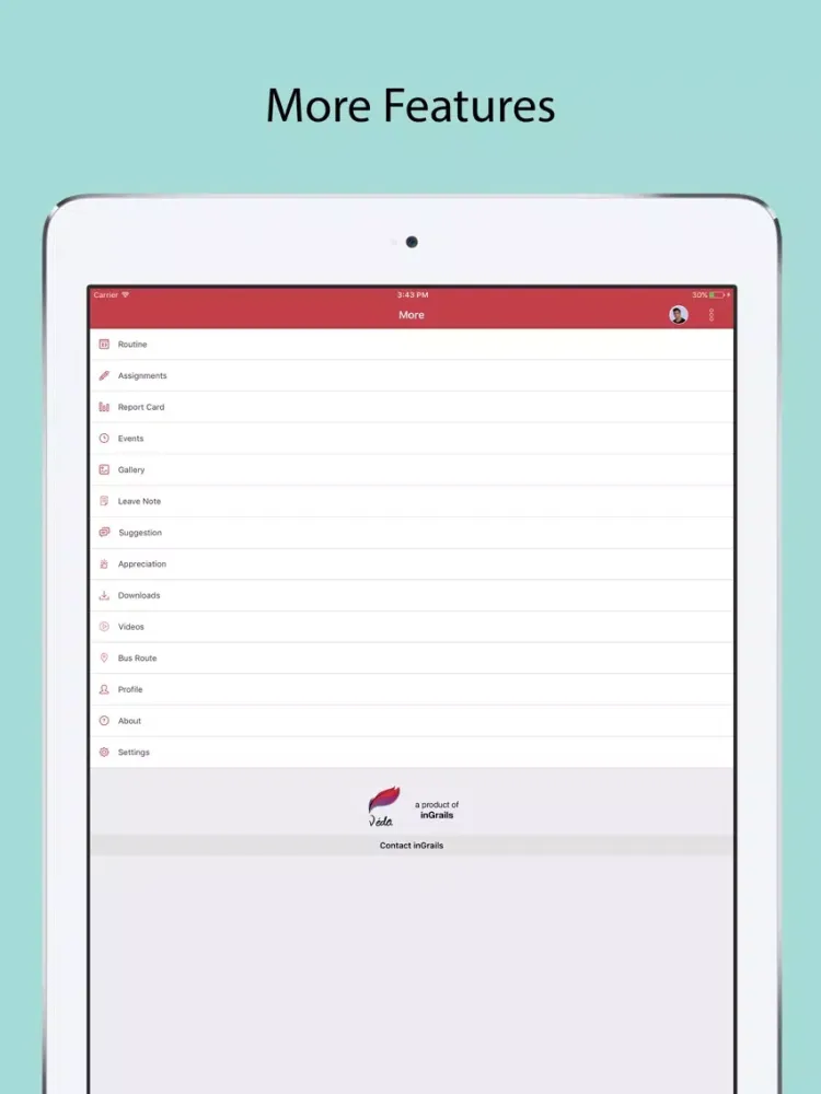 Galaxy Public School iPad 应用截图