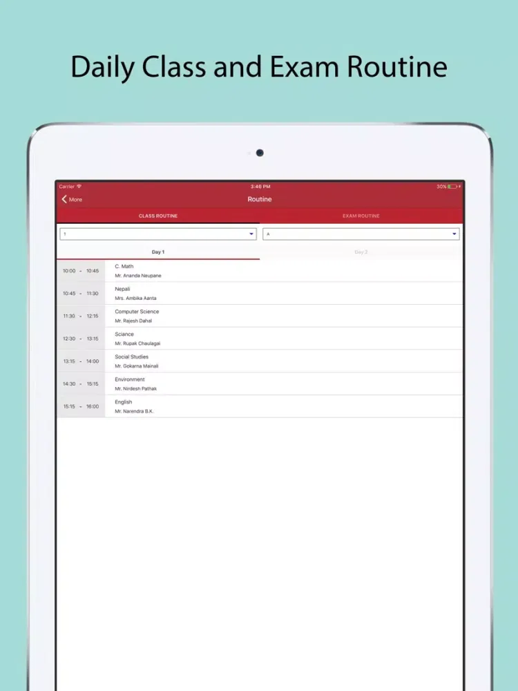Galaxy Public School iPad 应用截图