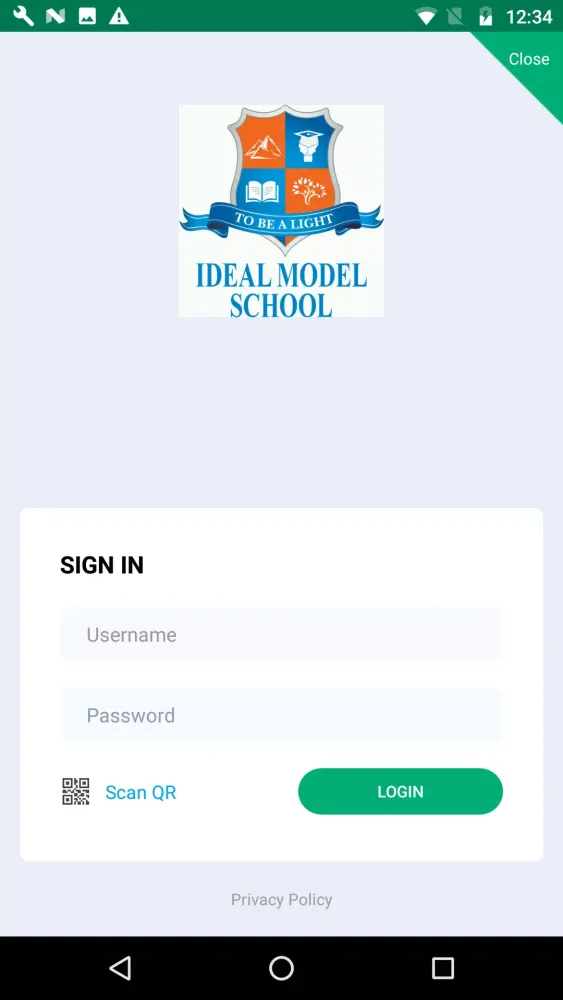 Capturas de tela do Ideal Model School