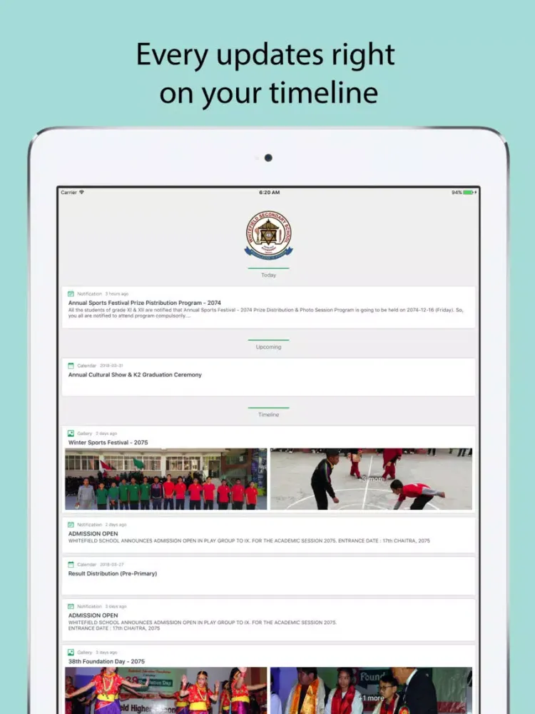 صور Whitefield Sec. School iPad 