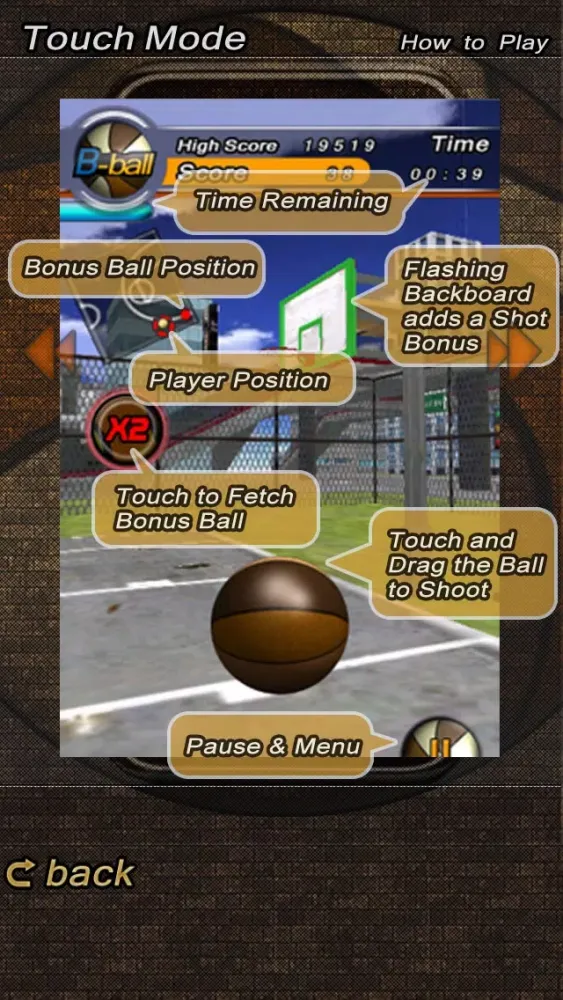 Capturas de tela do B-Ball Fire
