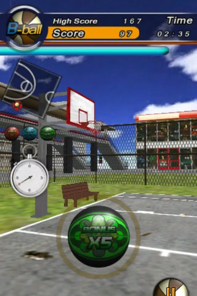 Tangkapan skrin B-Ball Gyro
