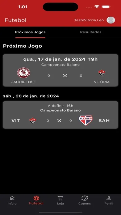 Capturas de pantalla de Vitória App