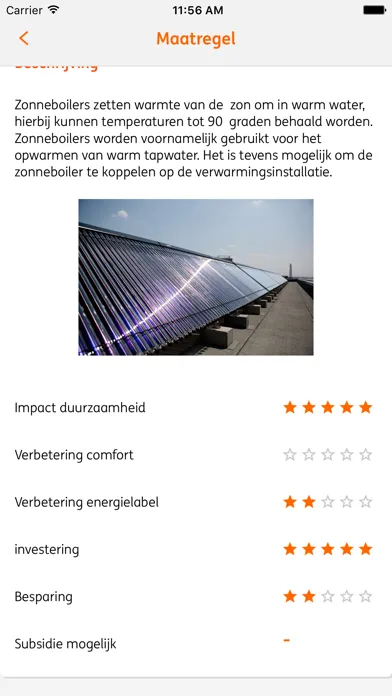 Captures d'écran de ING REF Duurzaam
