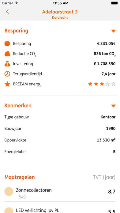 Captures d'écran de ING REF Duurzaam