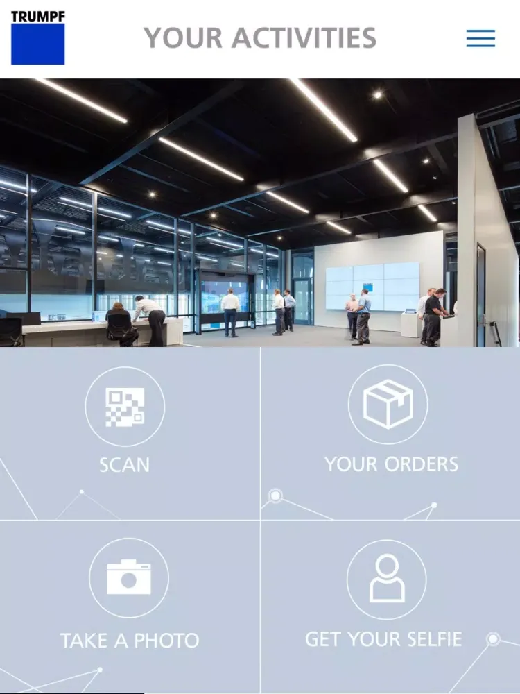 Capturas de pantalla de TRUMPF Smart Factory, Chicago iPad 
