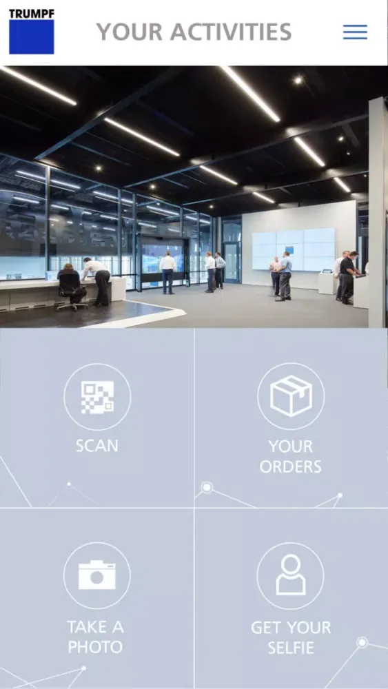 Capturas de pantalla de TRUMPF Smart Factory, Chicago