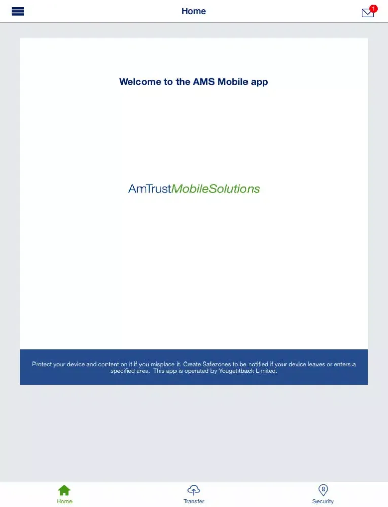 AMS Mobile iPad  Screenshots