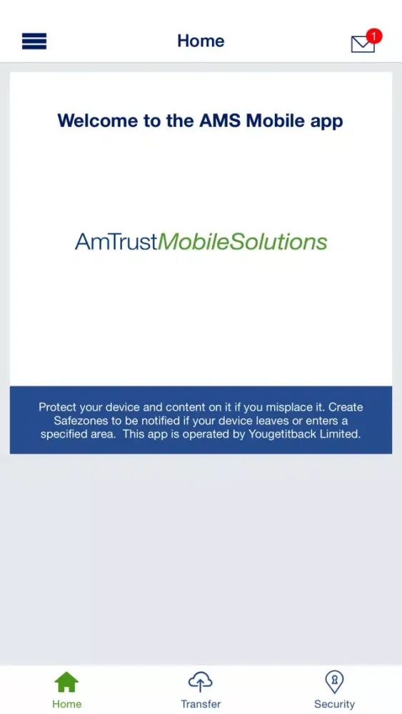 AMS Mobile Screenshots