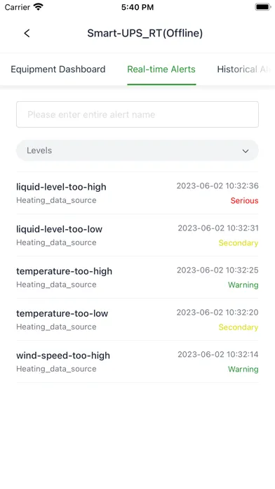 iSCADA Cloud Screenshots