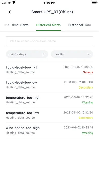 iSCADA Cloud Screenshots