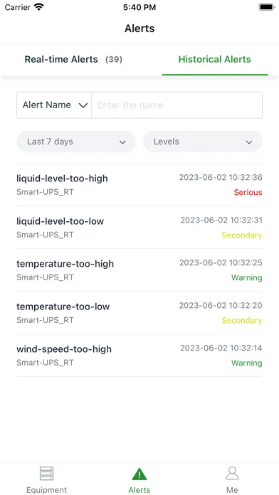 iSCADA Cloud Screenshots