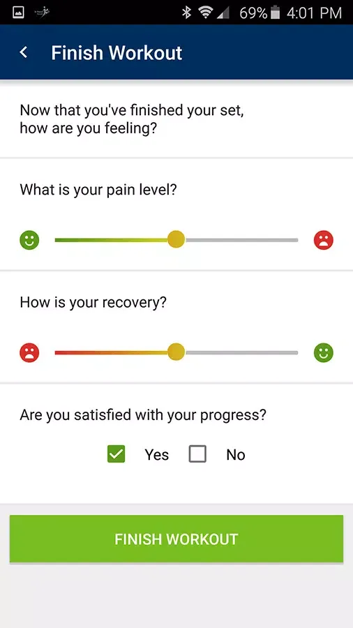Tangkapan skrin In Hand Health Patient App