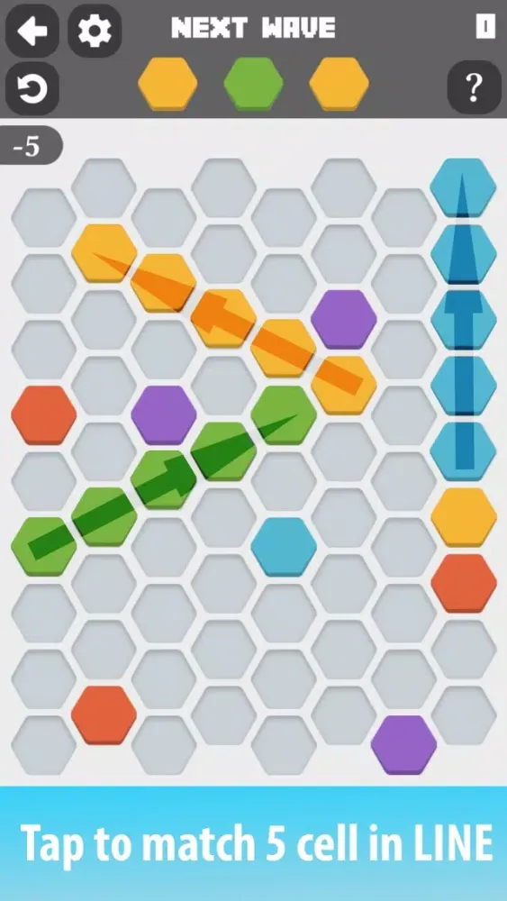 Screenshot di Make Hexagon - Lines 98
