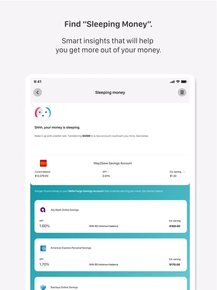 Ranger-Simplify Your Finances iPad  Screenshots