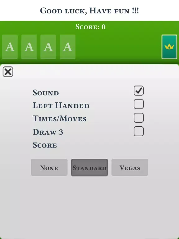 Tangkapan layar Solitaire Window: Modern Style iPad 