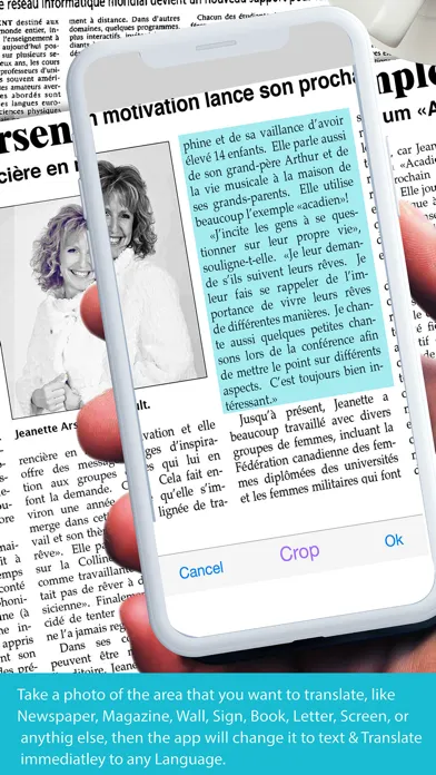 Captures d'écran de iTranslator - Photo To Text