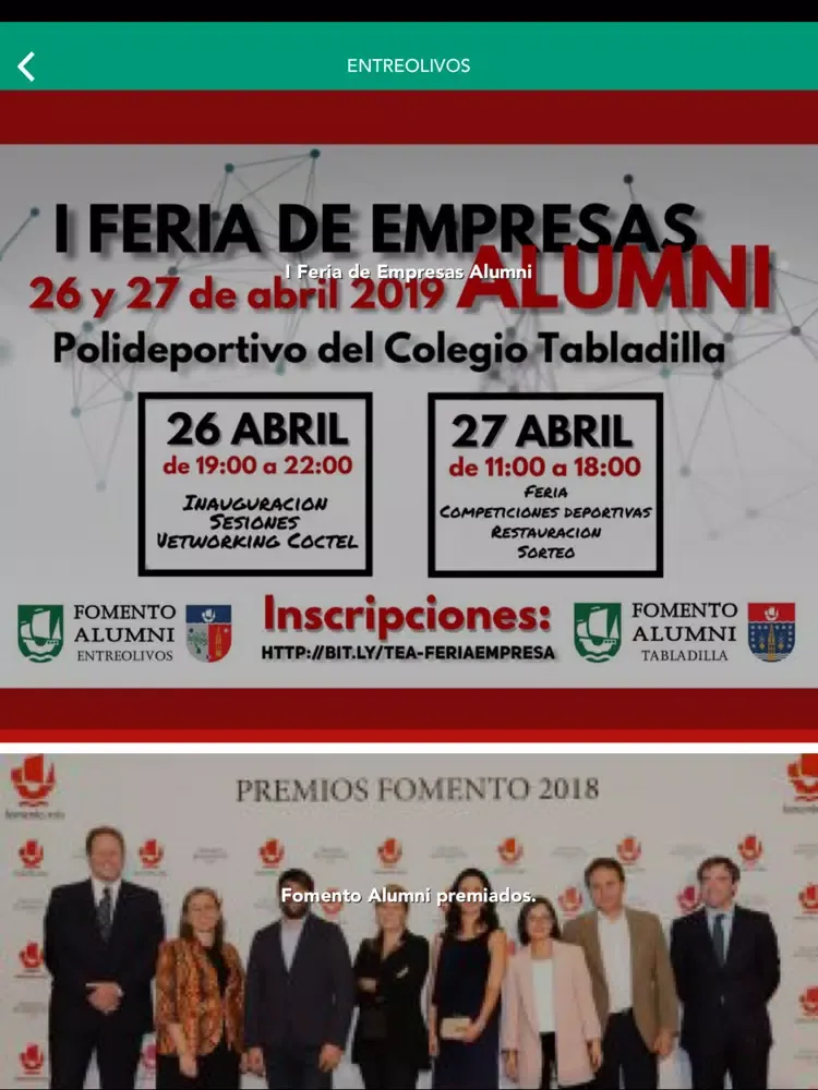 Fomento Alumni Sevilla iPad  스크린샷