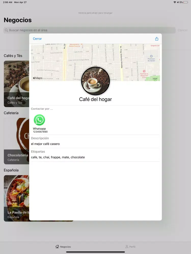 Consumo Local MXN iPad  Screenshots