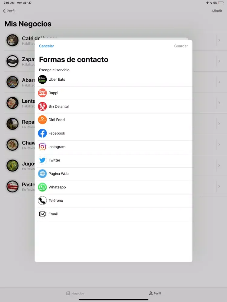 Consumo Local MXN iPad  Screenshots