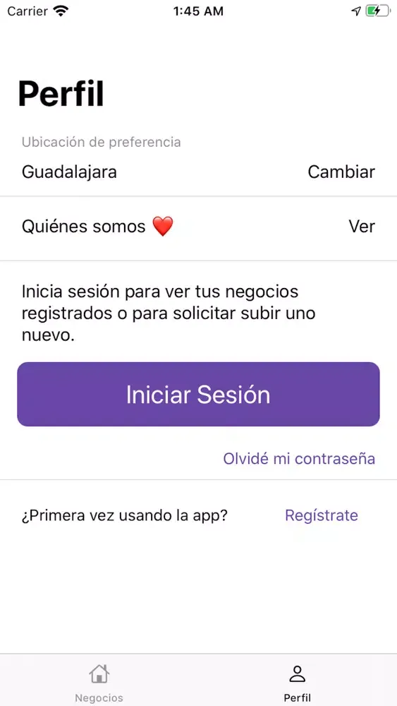 Consumo Local MXN Screenshots