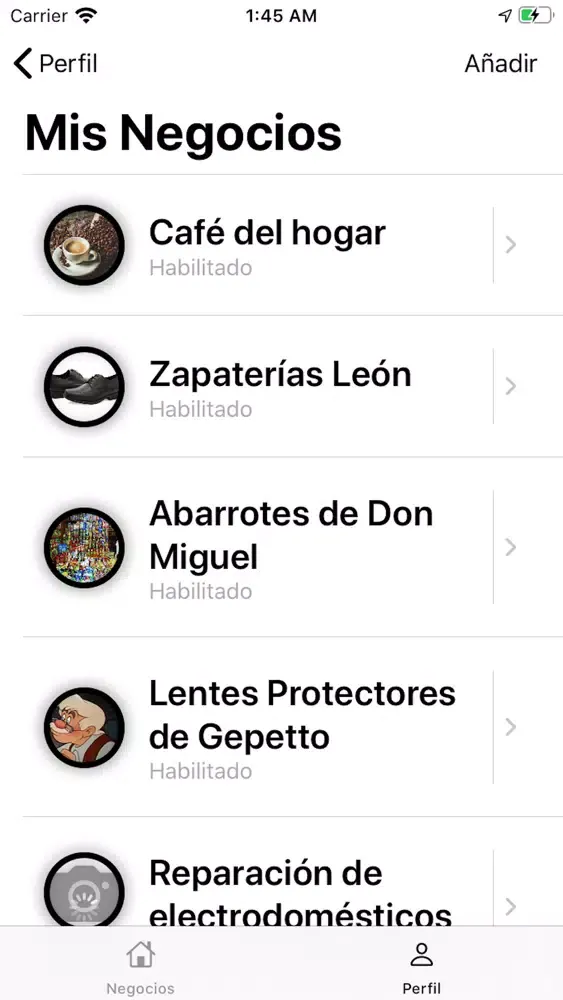 Consumo Local MXN Screenshots