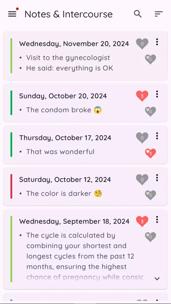 تصاویر Ovulation Tracker & Fertility