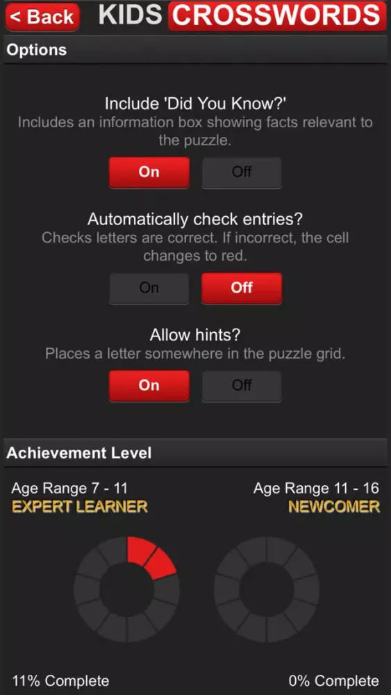 صور Kids Crosswords English (US)