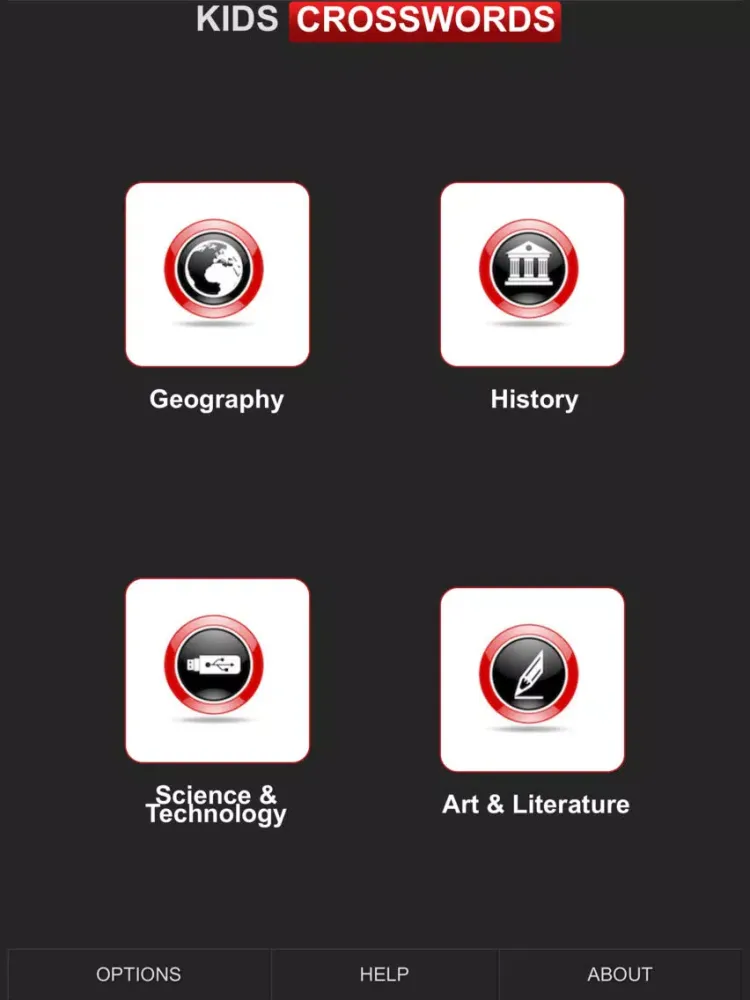 Capturas de tela do Kids Crosswords - English(US) iPad 