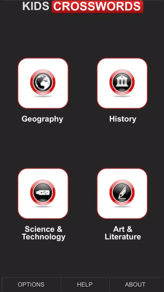 Capturas de tela do Kids Crosswords - English(US)