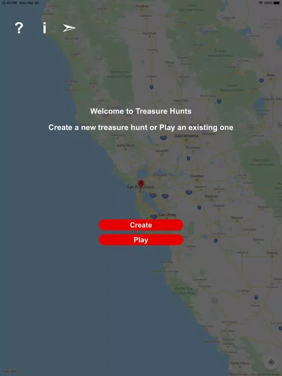 Treasure Hunts-Create Your Own iPad  স্ক্রিনশট