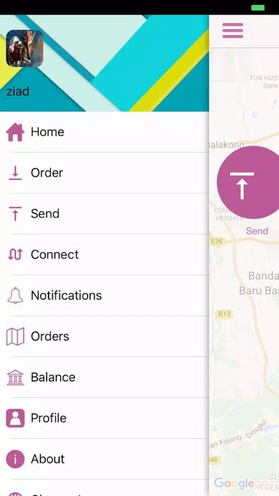 Tangkapan skrin Reach- ريتش