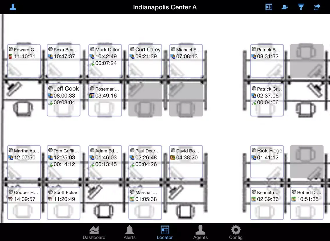 Capturas de pantalla de Interaction Supervisor, iPad Edition iPad 