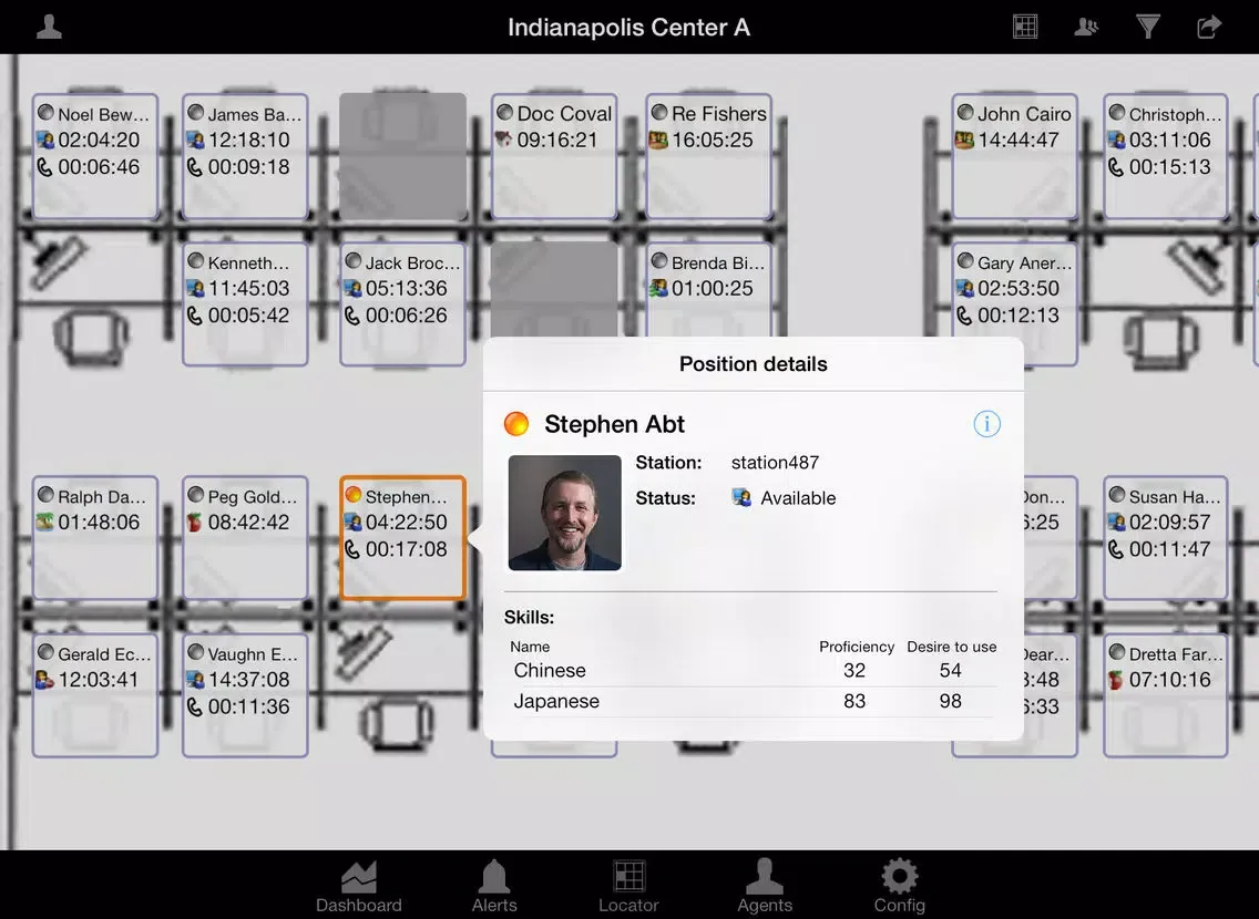 Capturas de pantalla de Interaction Supervisor, iPad Edition iPad 