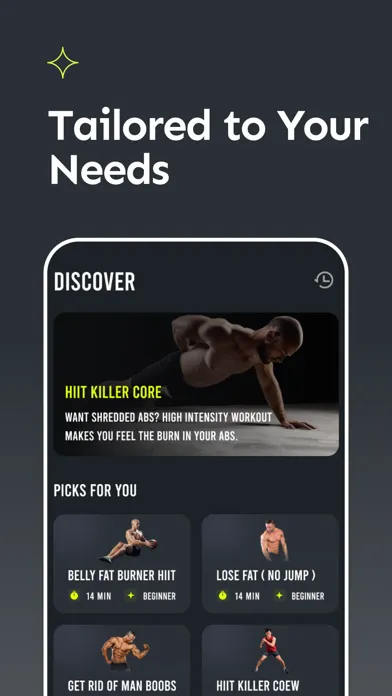 Men Workout - Fitness at Home应用截图