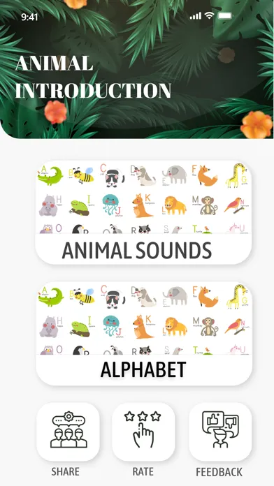 ภาพหน้าจอของ Alphabet ABC with Animal sound