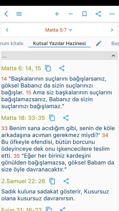 Kutsal Kitap Çalışma Merkezi Ekran Görüntüleri