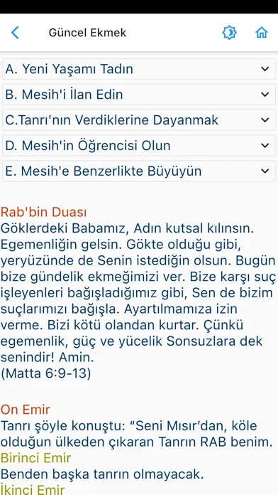 Kutsal Kitap Çalışma Merkezi Ekran Görüntüleri